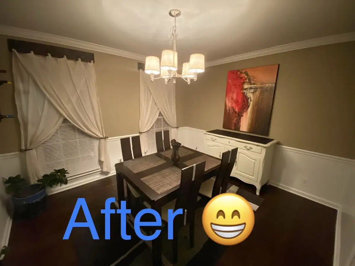 Professional dining room restoration after water damage in Lackland AFB